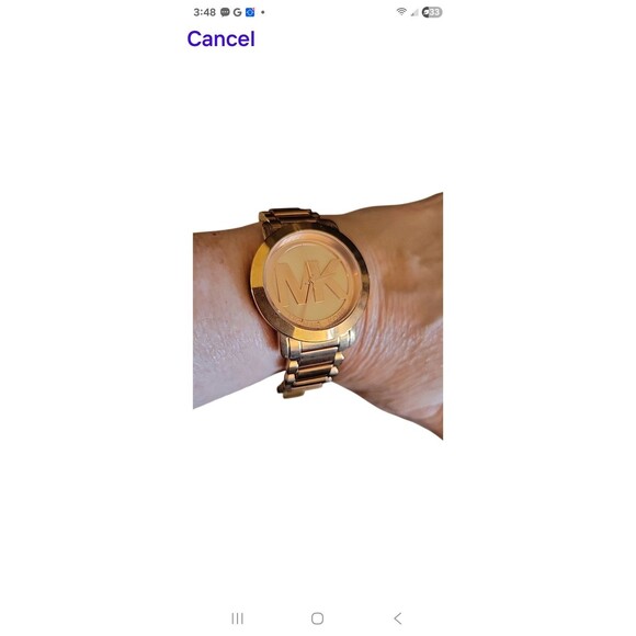 Michael Kors MK3207 Runway Rose Gold Stainless Steel Women's Watch - Picture 4 of 8